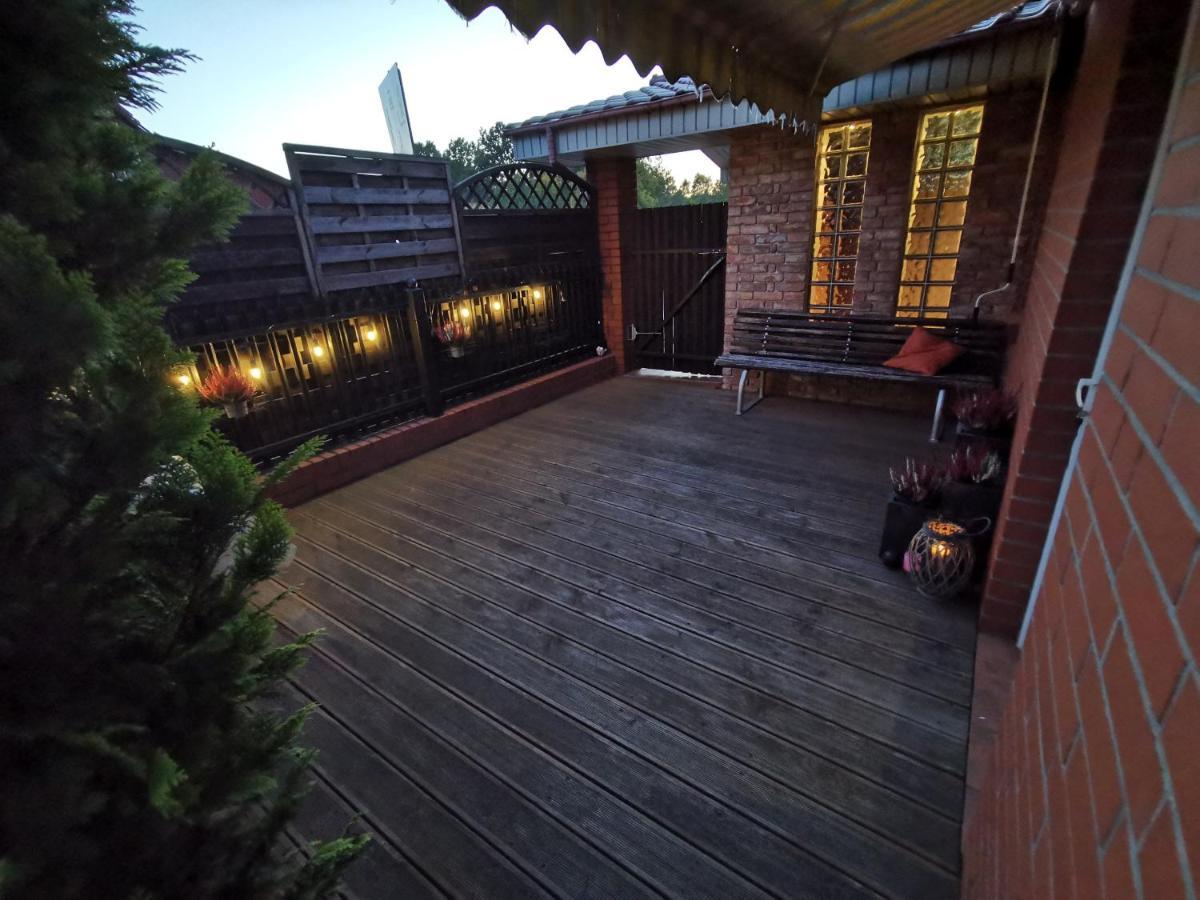 Domagala Domek Z Kominkiem Apartment Lagow  Bagian luar foto