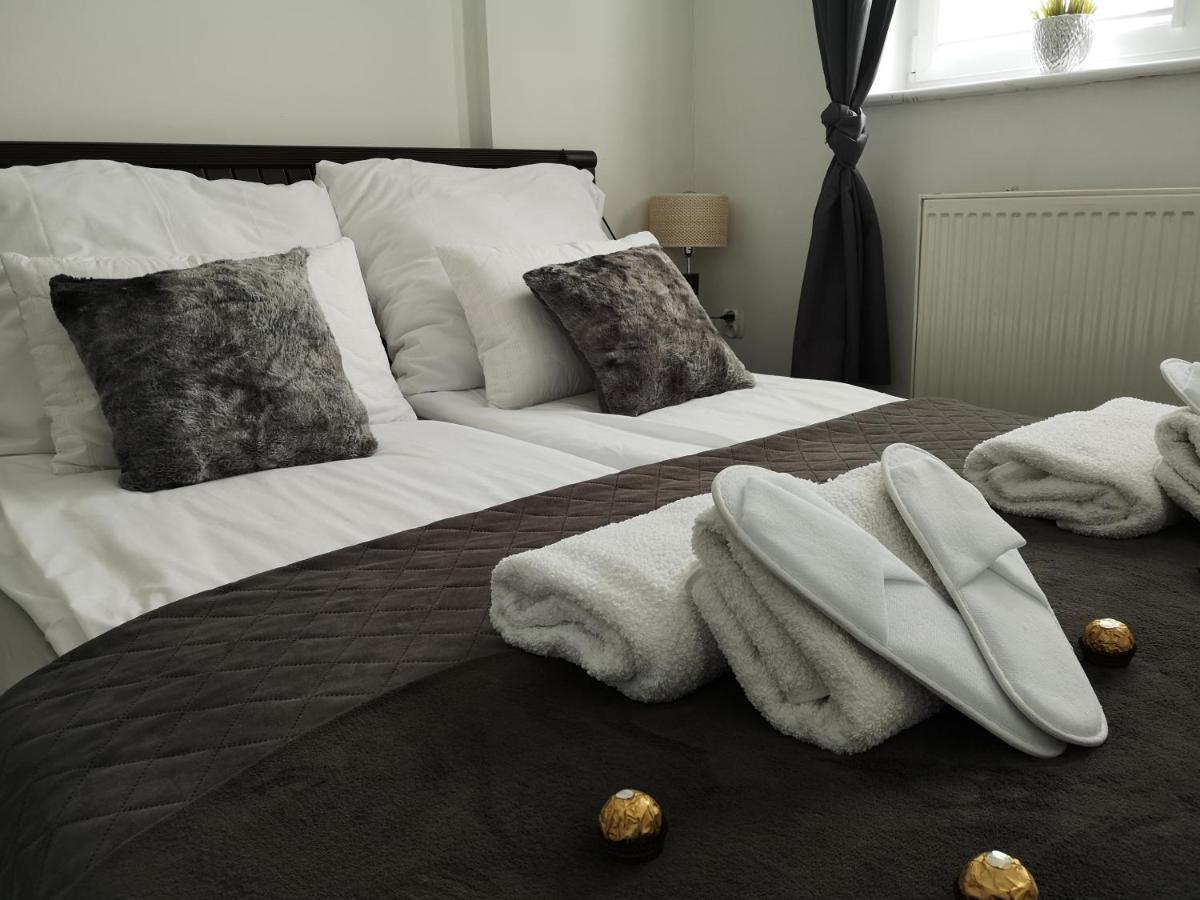 Domagala Domek Z Kominkiem Apartment Lagow  Bagian luar foto
